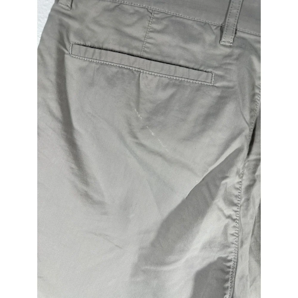 Faherty‎ Shorts Mens 33 Gray Reserve Premium Crafted Flat Front Chino